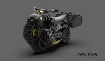 Oruga Unitrack la moto off-road que se parece a un tanque