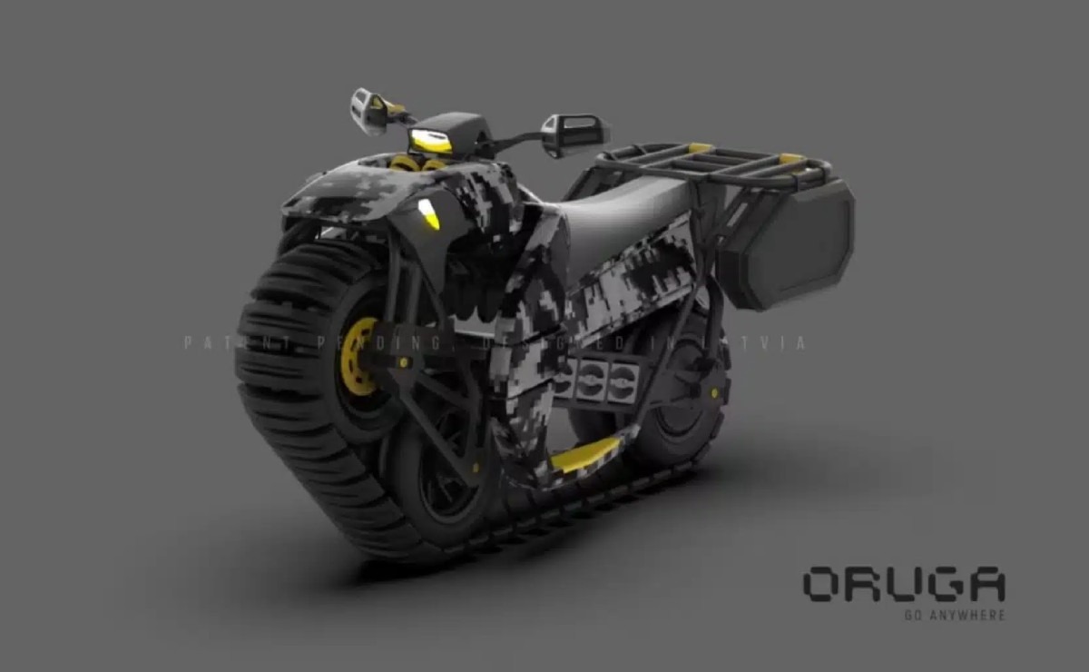 Oruga Unitrack la moto off-road que se parece a un tanque