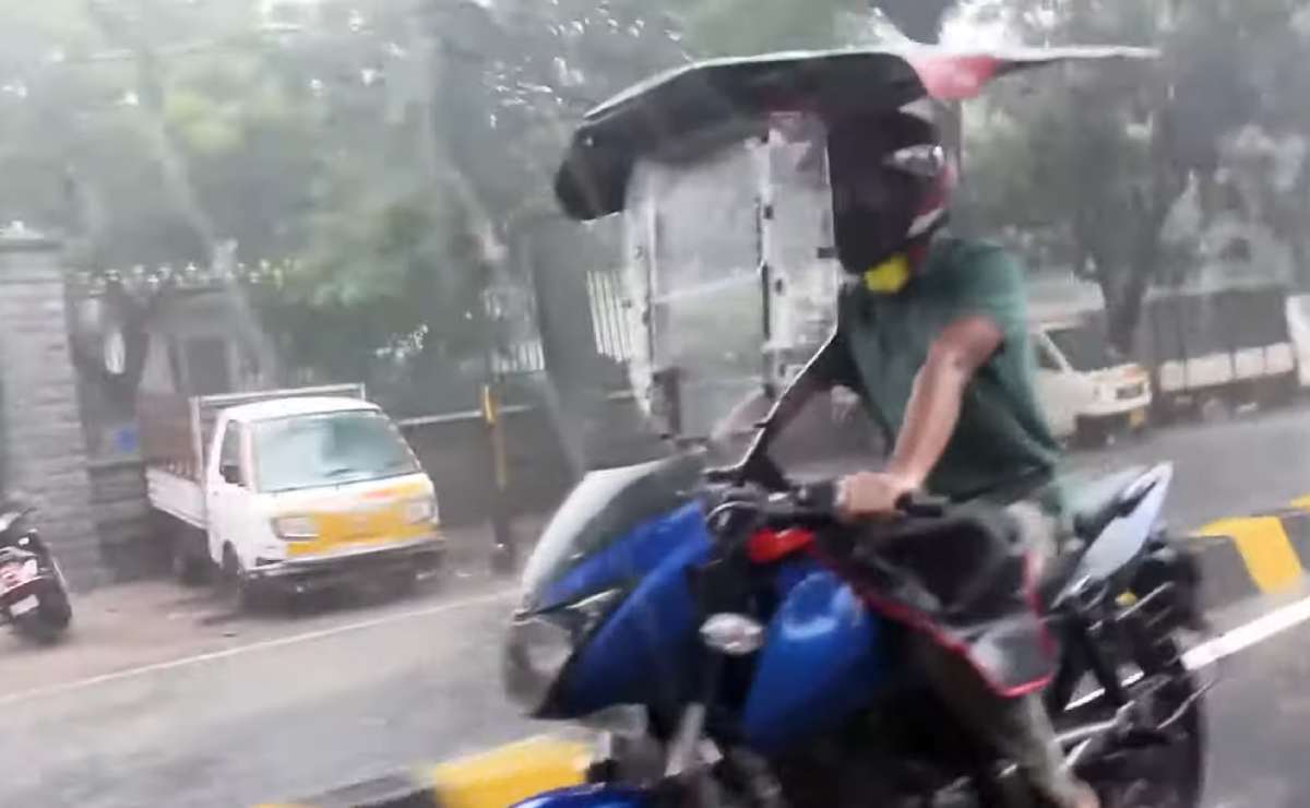 Paraguas para moto