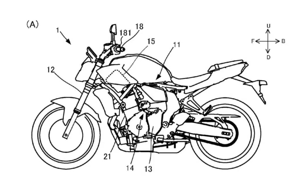 Yamaha MT-07 patente