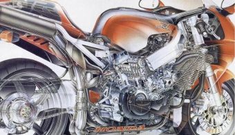 Honda NR750 considerada la mejor moto del mundo