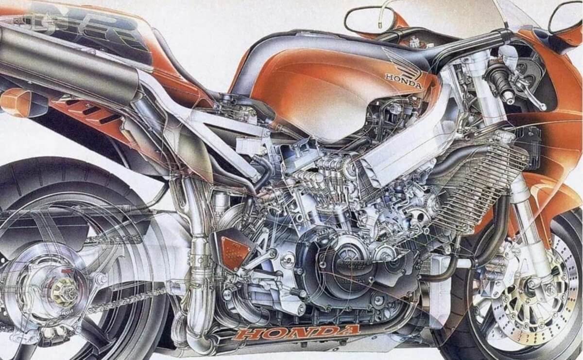 Honda NR750 considerada la mejor moto del mundo