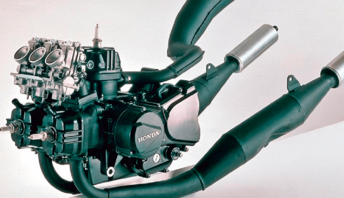 Motores y accesorios de motocicletas modernas