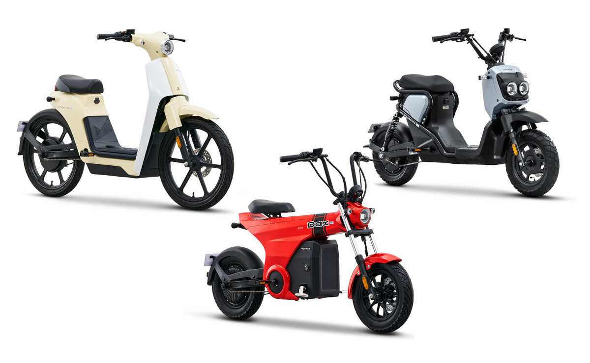 Algunas motos electricas de Honda actuales