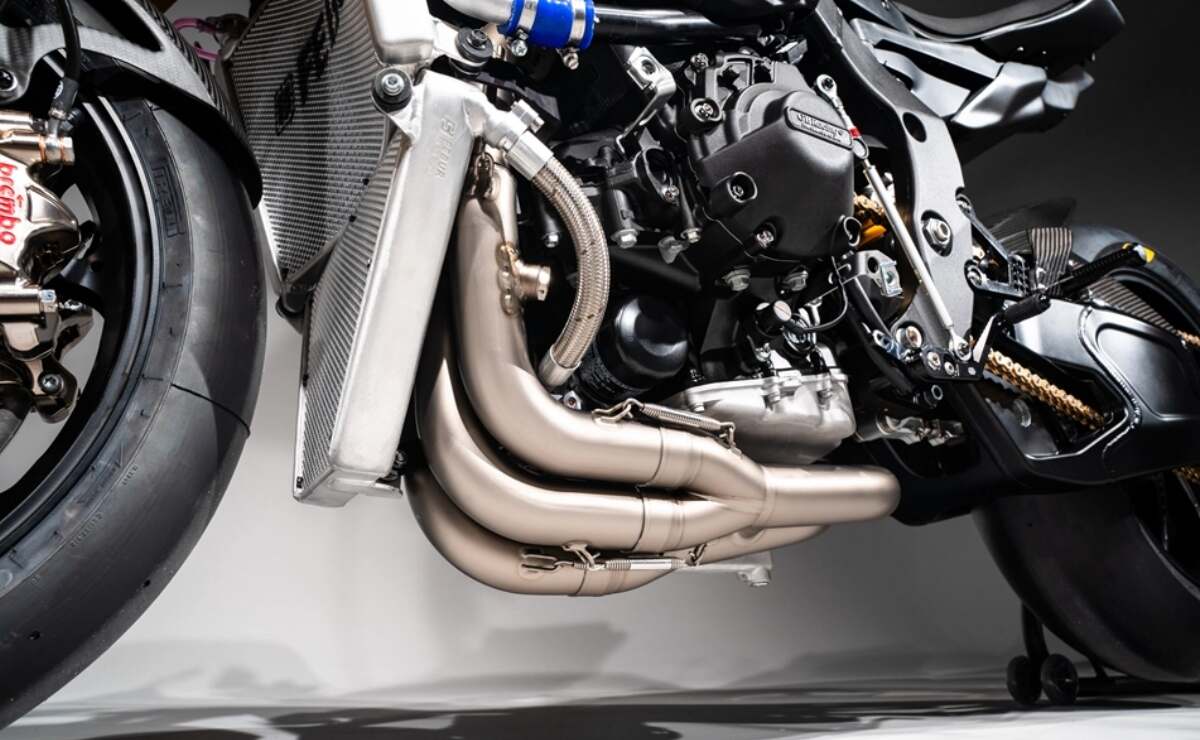 Chasis y motor de la nueva Yamaha R1 con tecnología GYTR