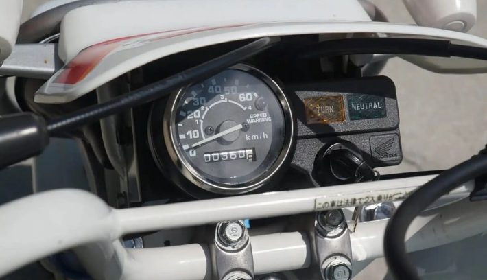 Así se encuentra una Honda Z50J Monkey Baja África de 1992