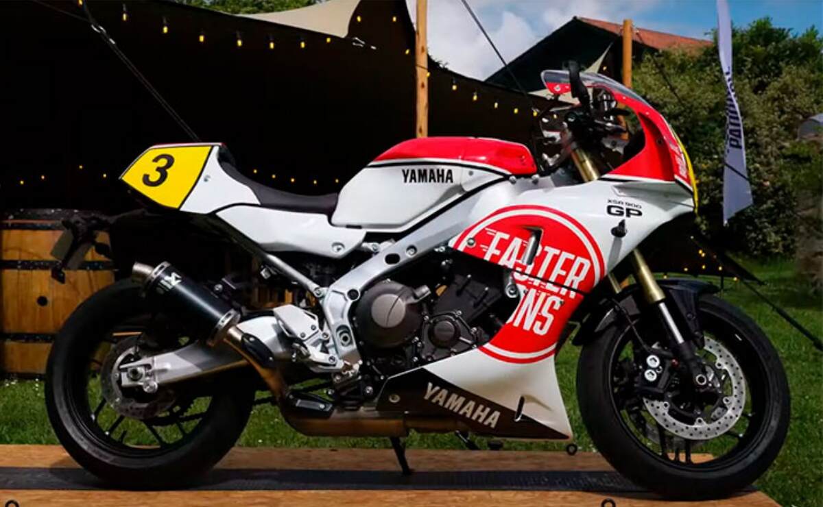 Uno de los XSR900 GP presentados en el Wheels and Waves