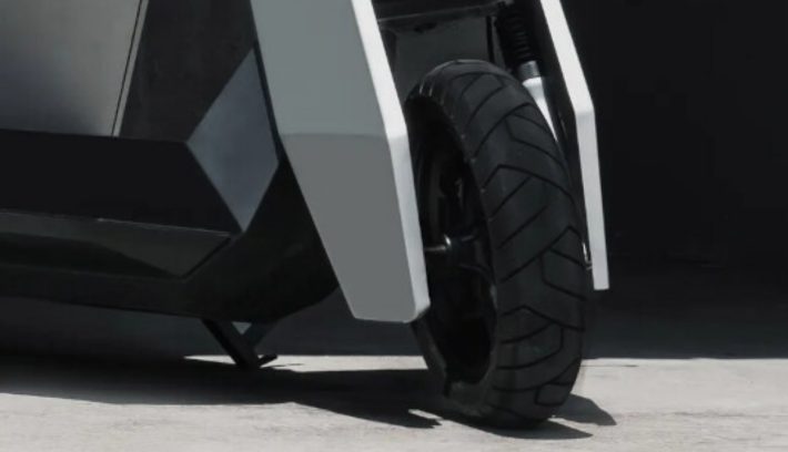 Fea, cara y limitada: así es la moto inspirada en el Tesla Cybertruck