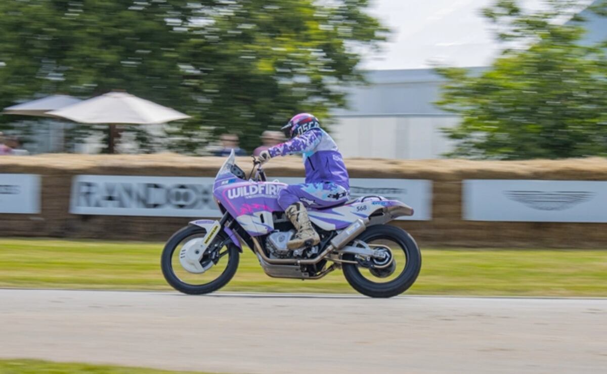 La moto custom de Royal Enfield en Goodwood