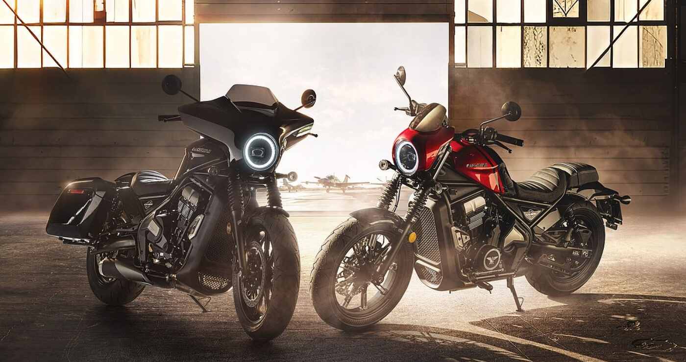 Las dos versiones de la Moto Morini Calibro 650