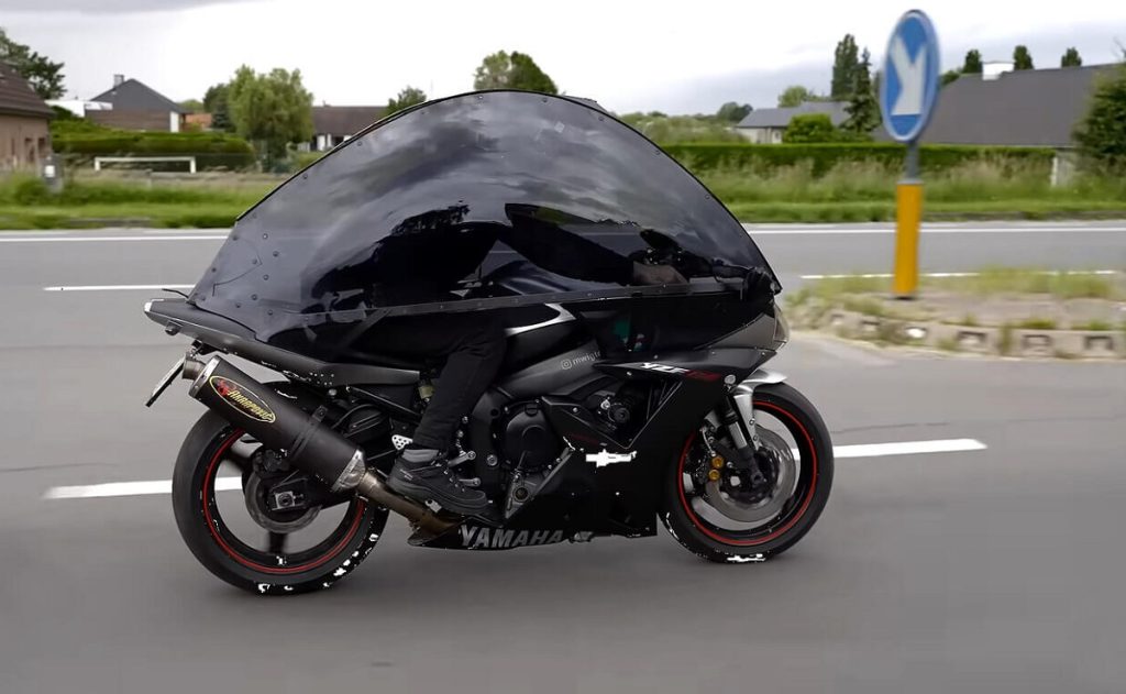La moto de Yamaha con la que nunca te mojarás: la particular creación ...