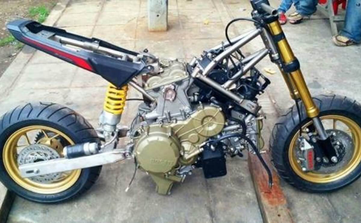 Proceso para sustituir el motor y algunos componentes de la Honda Grom