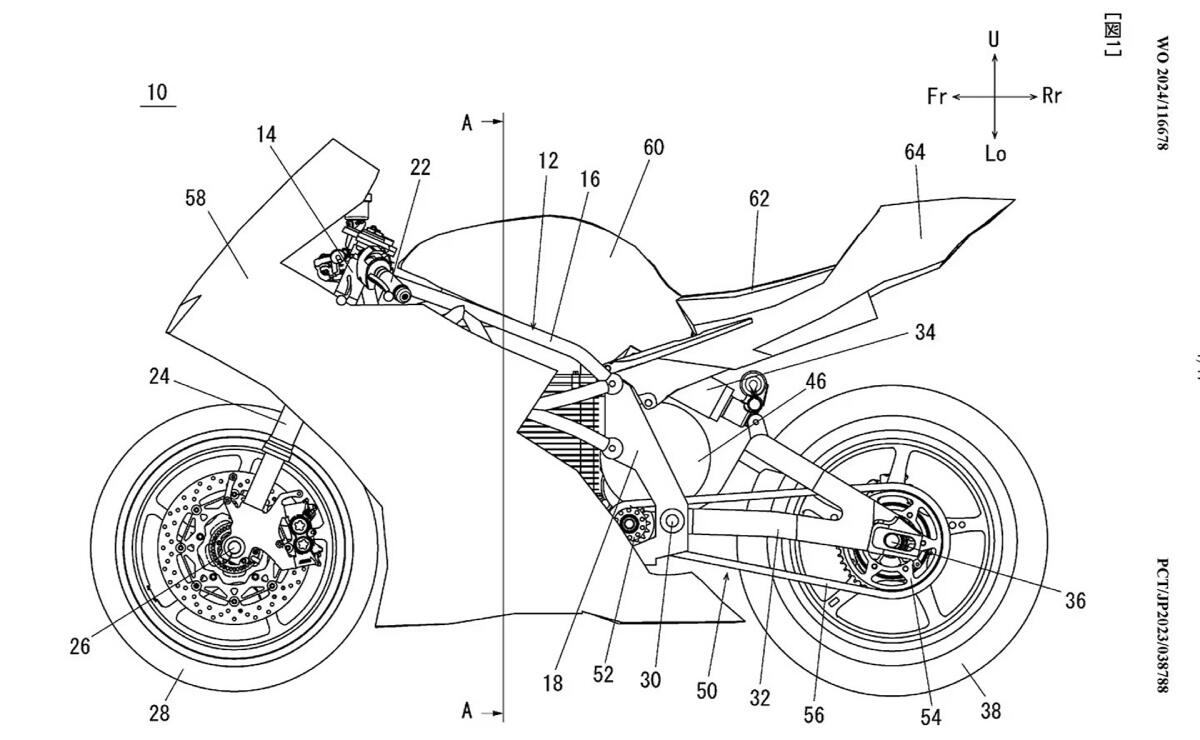 Yamaha deportiva electrica plano