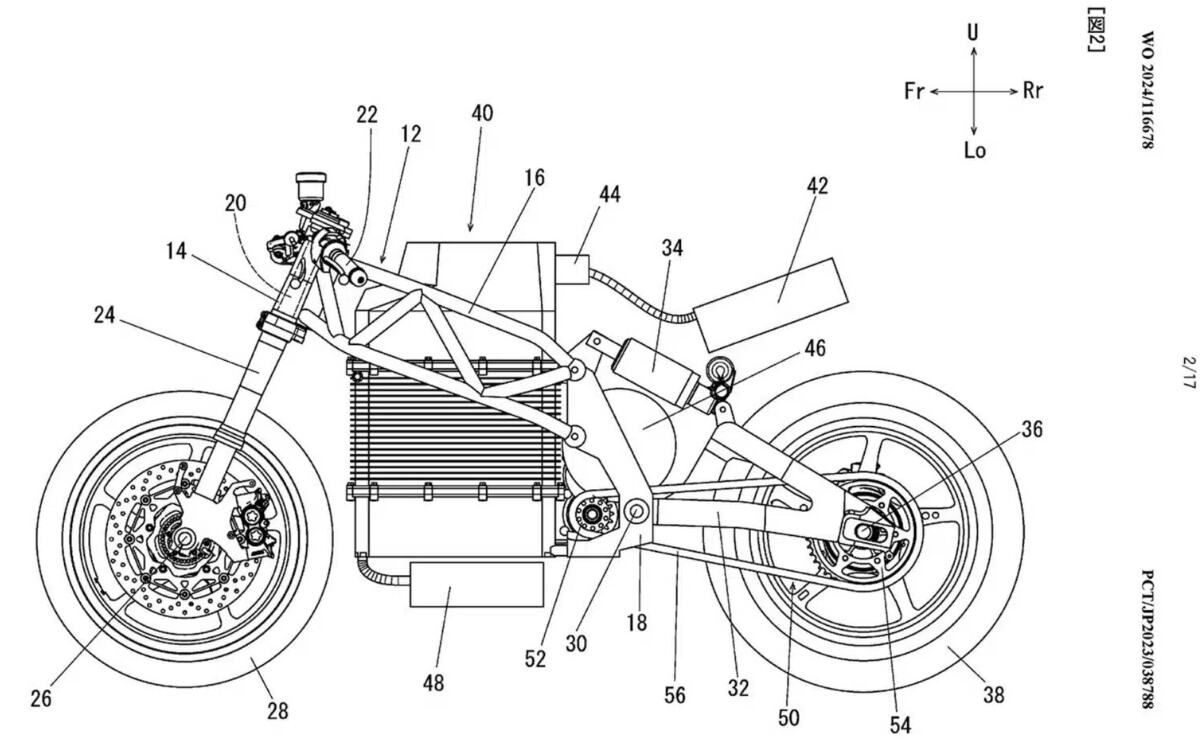 Yamaha deportiva electrica plano