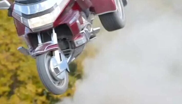 Honda Gold Wing, la moto que fue usada para volar