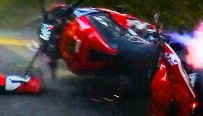 Honda CBR1000RR, la moto del accidente de MaxWrist