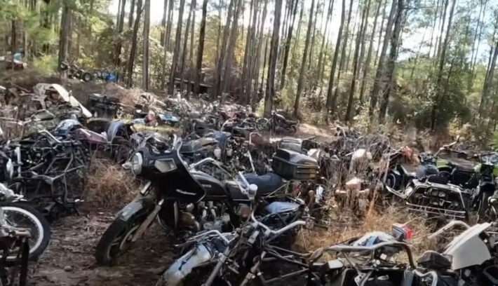 Las motos y marcas más importantes de este cementerio de USA