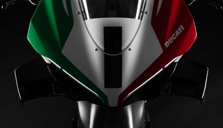 Moto deportiva Ducati Panigale Tricolore