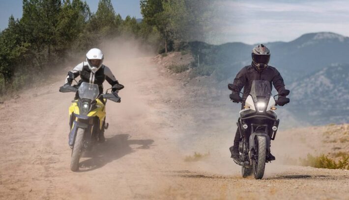 Estas dos motos trail japonesas llegan para poner más parejo el mercado. Honda NX500 y la Suzuki V-Strom 800 DE.
