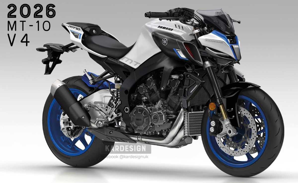 Yamaha MT-10 V4: ¿qué se sabe sobre este futuro modelo?