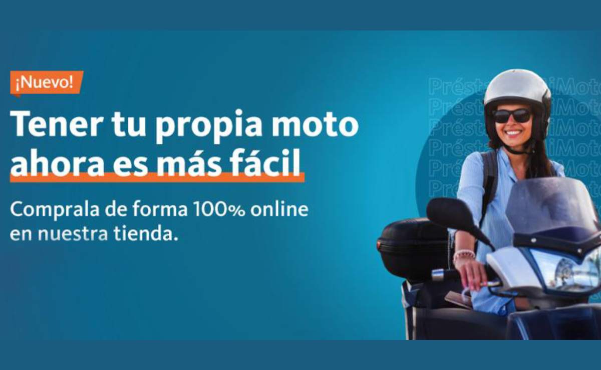 Este banco lanza financiación 100% digital para comprar motos en hasta 72 cuotas