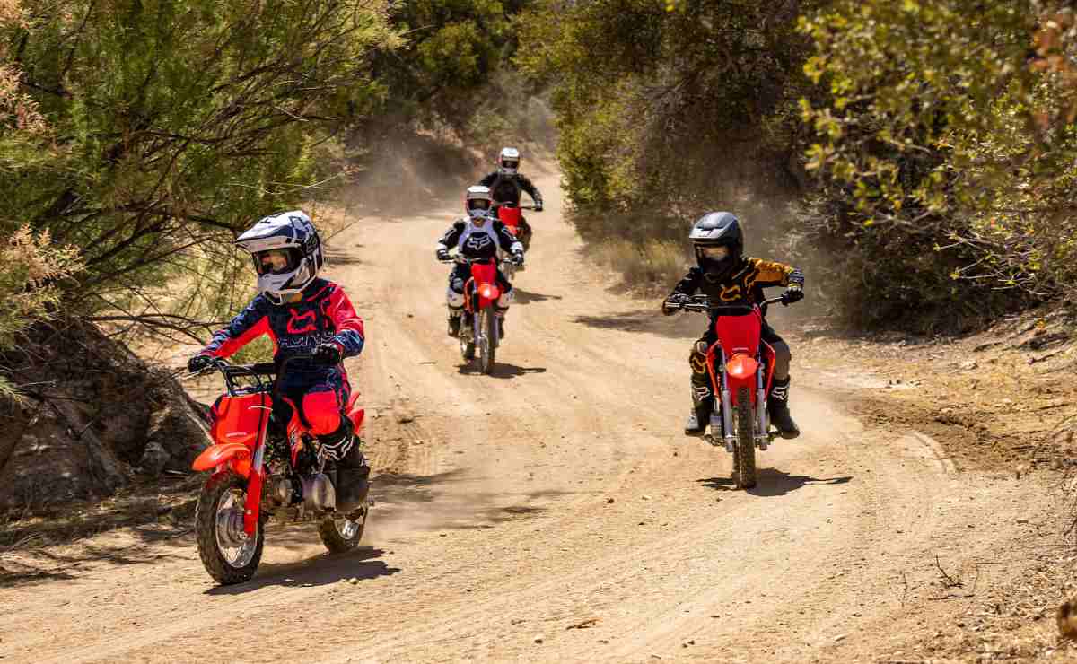 Honda CRF F: Tres cilindradas que se adaptan a diferentes etapas de aprendizaje 