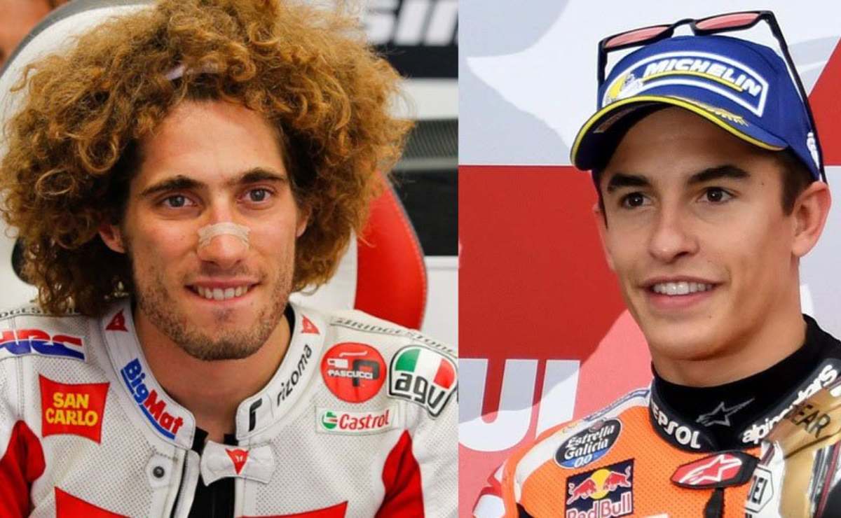 Marc Márquez y Marco Simoncelli