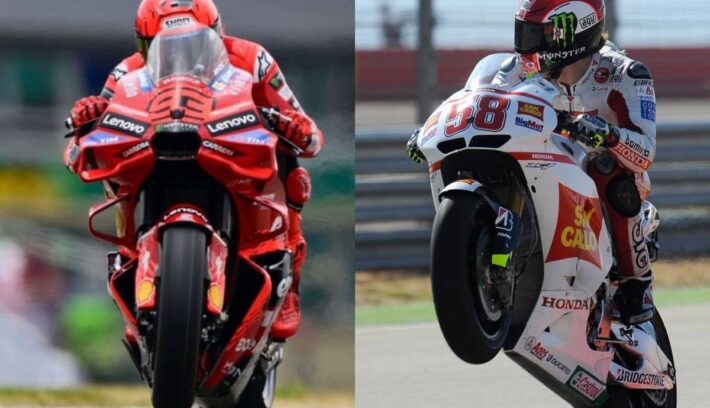 Marc Márquez y Marco Simoncelli