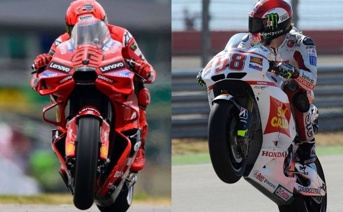Marc Márquez y Marco Simoncelli