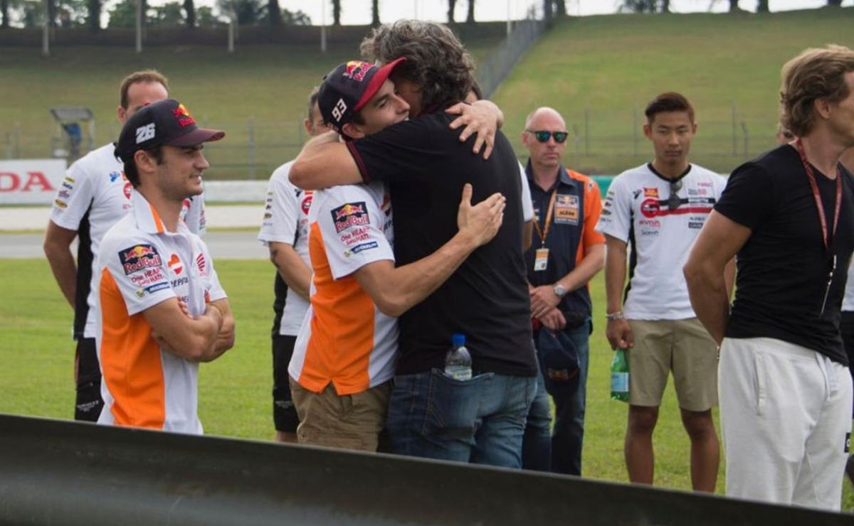Marc Márquez y Paolo Simoncelli