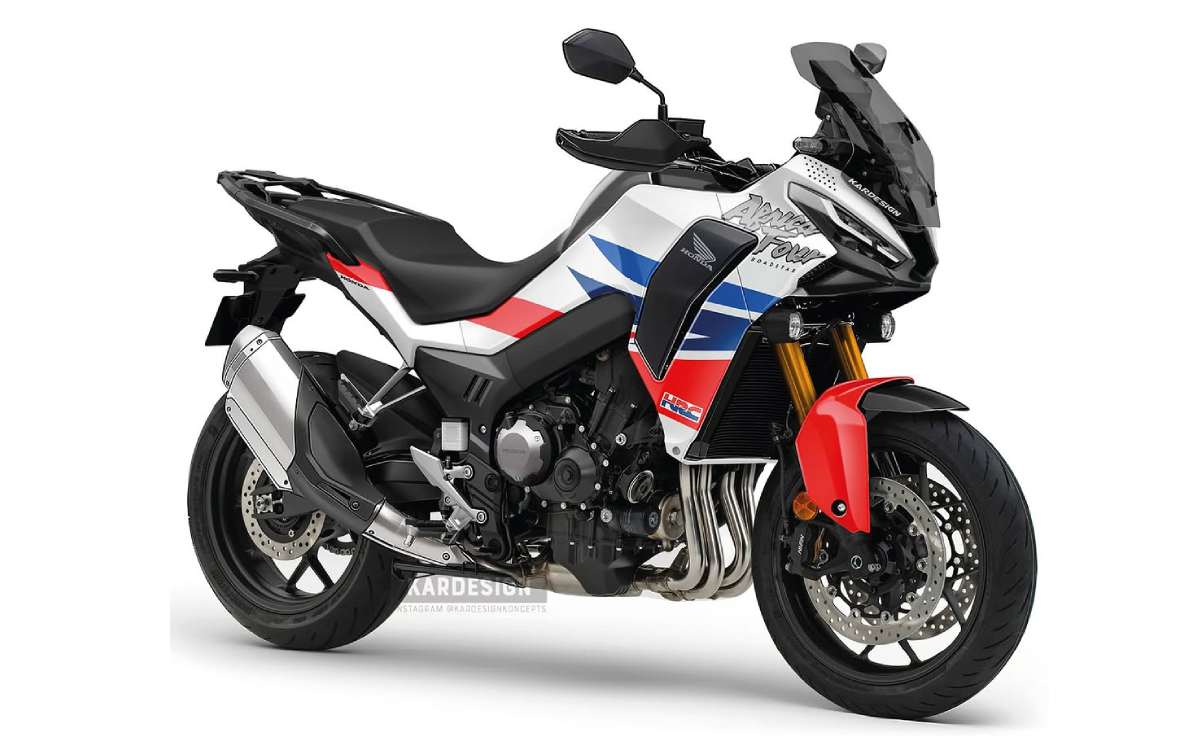 Así sería la nueva versión de la Honda Africa Twin
