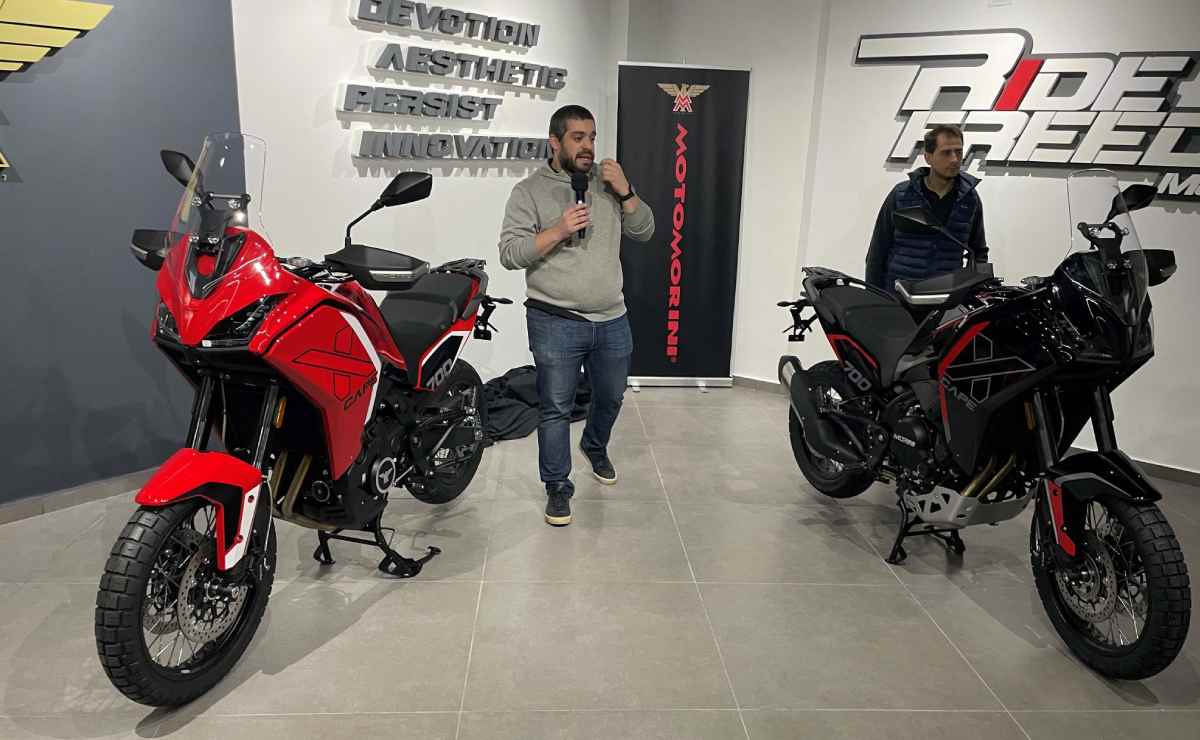 Moto Morini lanzó en Argentina la nueva X-Cape 700 y abrió un concesionario en Quilmes
