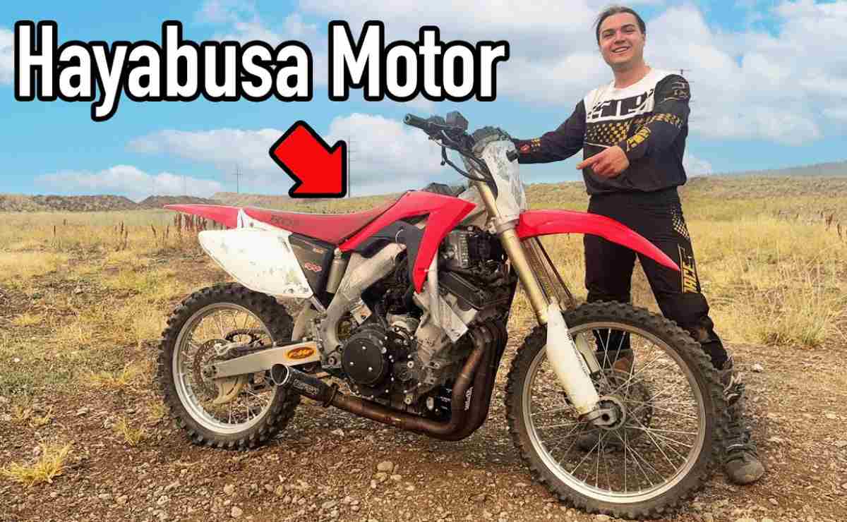 Cómo poner el motor de una Hayabusa en una Honda CRF 450