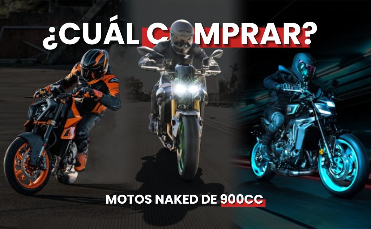 Motos naked de 900 cc- KTM, Kawasaki y Yamaha