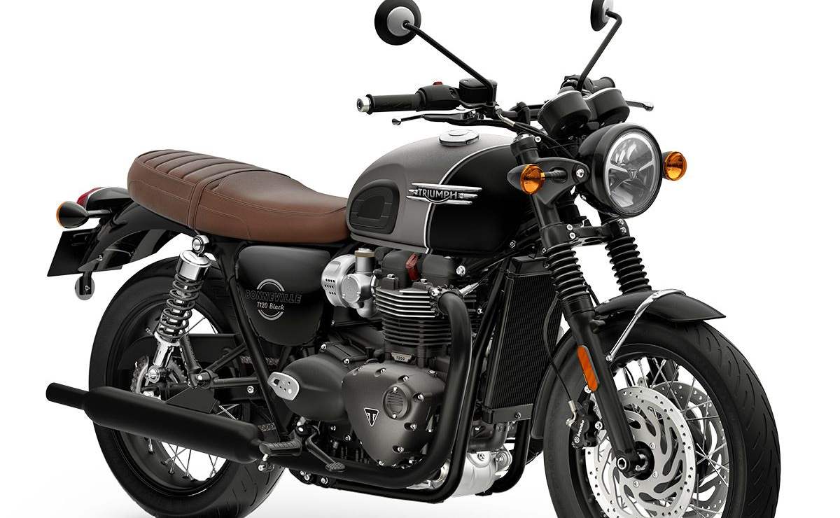 triumph bonneville t100 t120 t120 black 1 Triumph Bonneville T100, T120 y T120 Black
