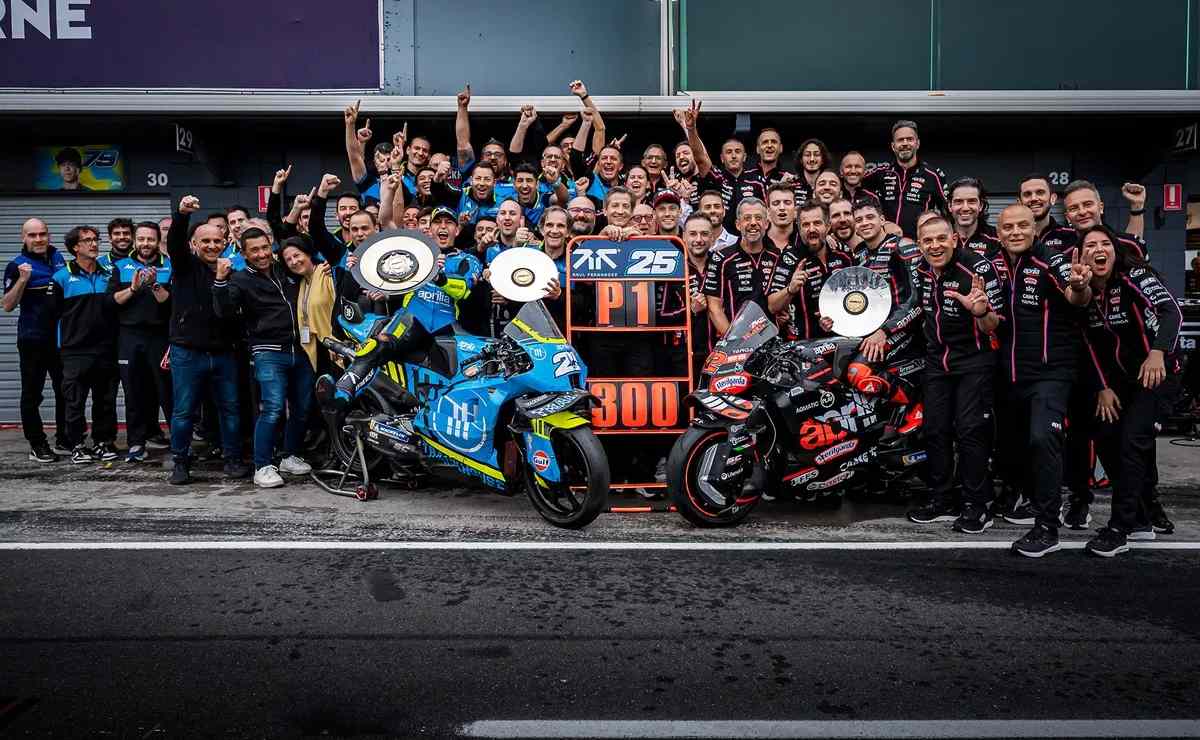 Victoria 300 de Aprilia en MotoGP