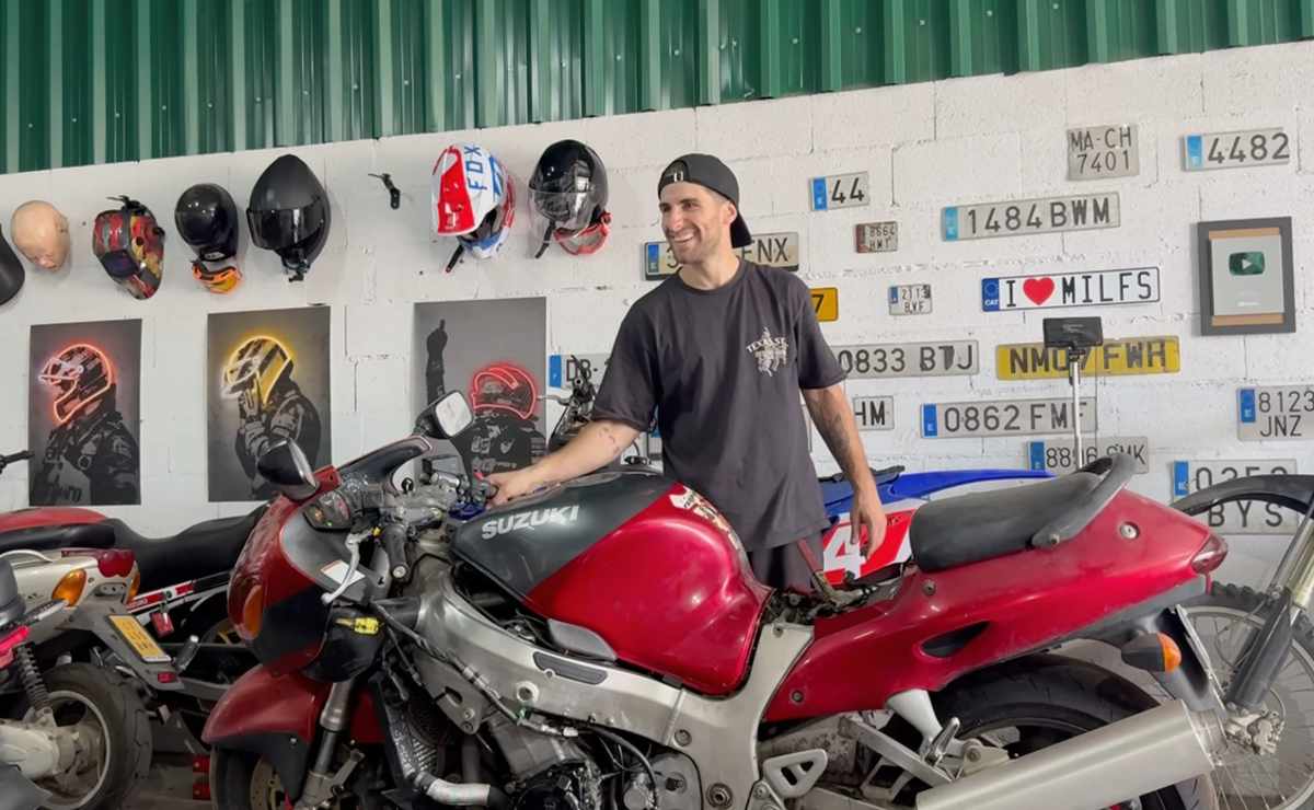 restauracion suzuki hayabusa 2 Fue viral: es argentino y restauró una de las Suzuki Hayabusa más difíciles de encontrar
