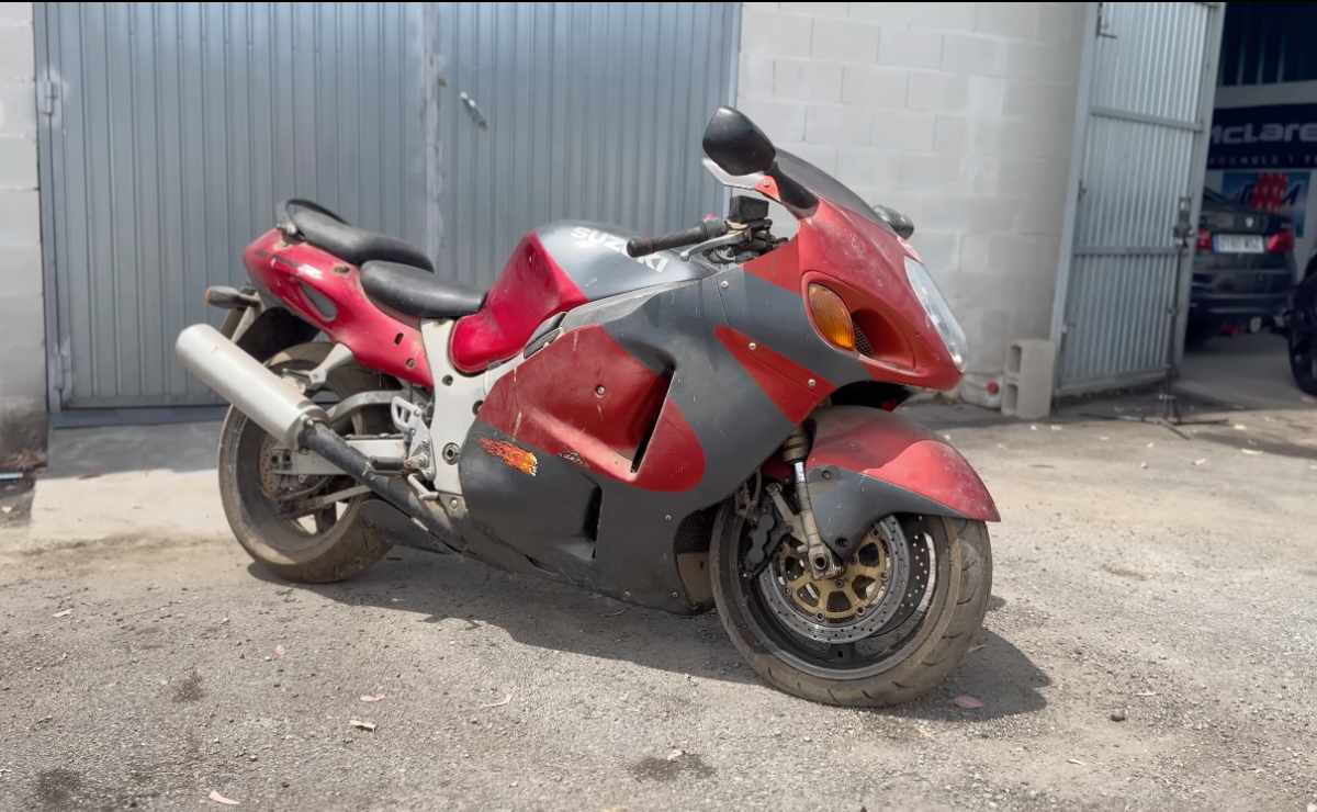 restauracion suzuki hayabusa Fue viral: es argentino y restauró una de las Suzuki Hayabusa más difíciles de encontrar