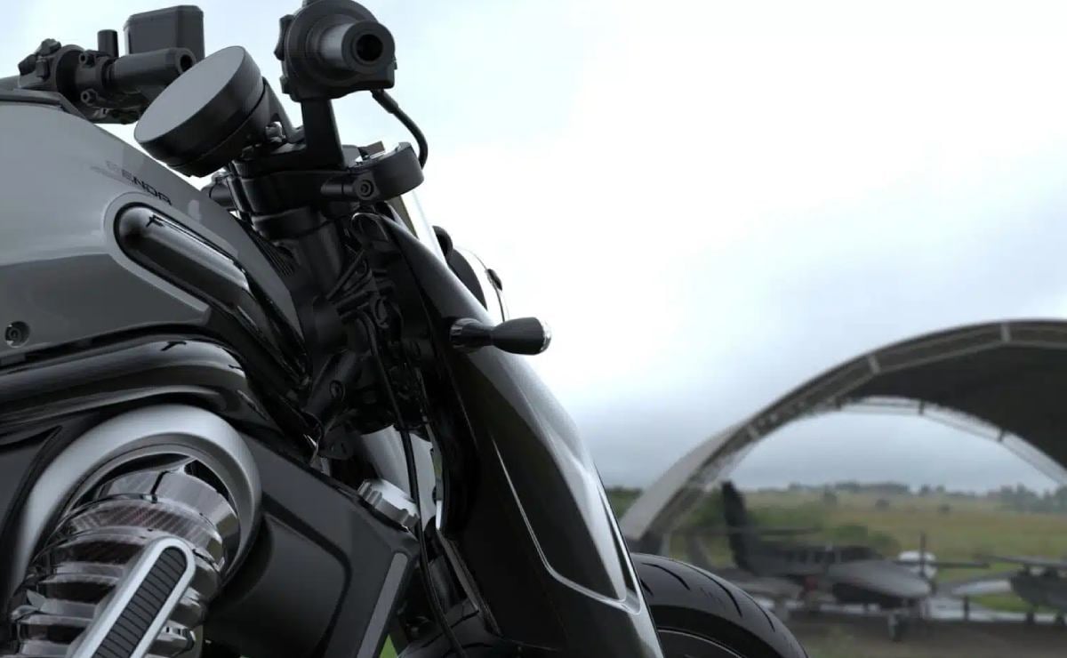 Benda P51 Hybrid Concept: así es la futurismo moto china