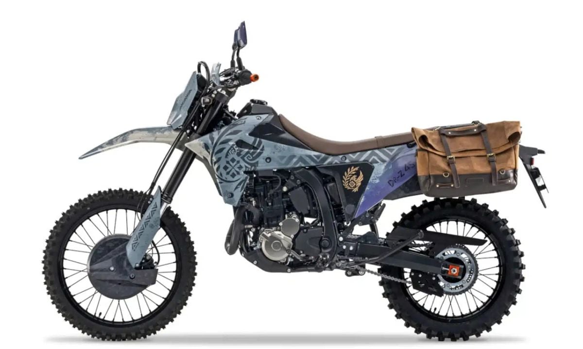 suzuki dr z4s edicion especial 2 Nuevo diseño de la Suzuki DR-Z4S Monster Hunter Wilds Edition