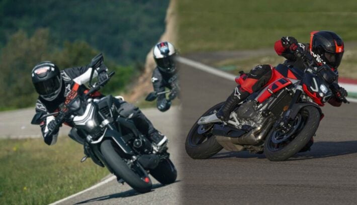 CFMoto 450NK vs Aprilia Tuono 457: Motor y prestaciones