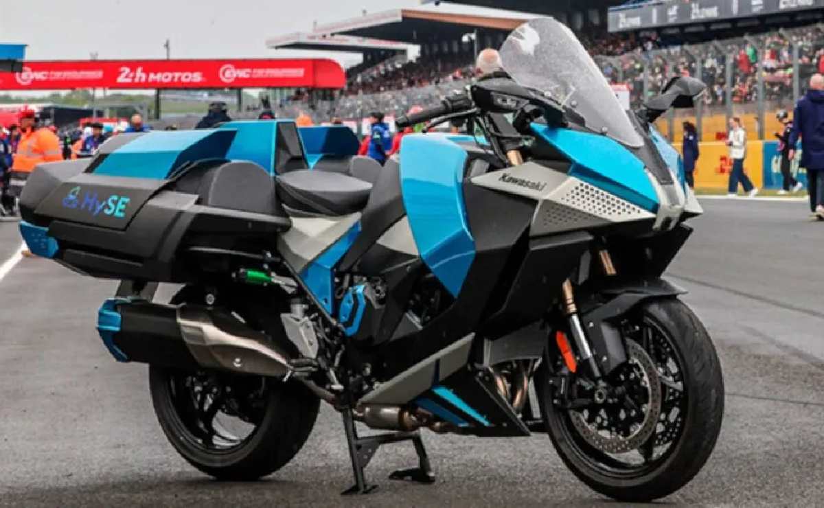 Kawasaki moto hidrógeno