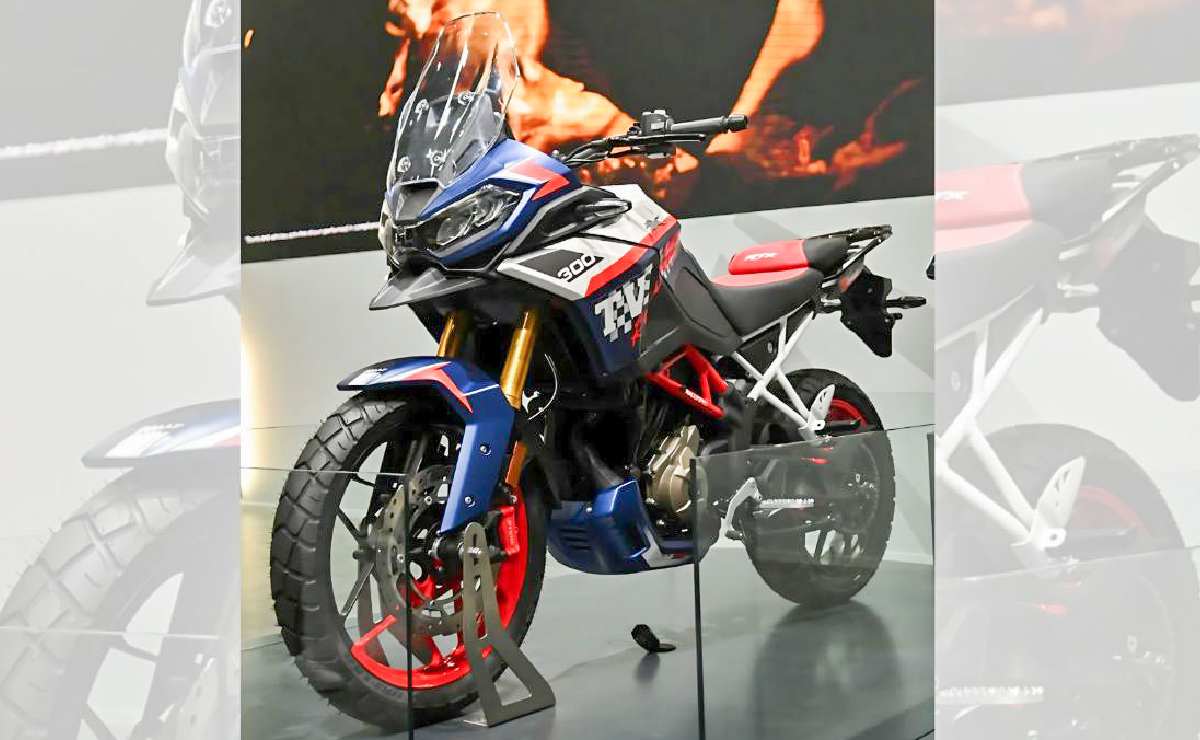 moto trail tvs apache rtx 300 2 TVS Apache RTX 300: ¿Cómo es la nueva decoración de la moto trail india?