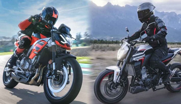Aprilia Tuono 457 Vs. Kove 350R: ¿son realmente rivales?