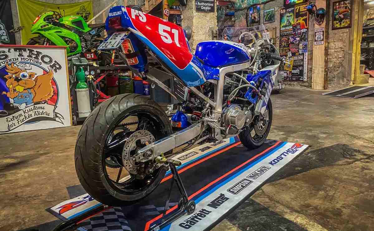 Suzuki GSX1300R Slingshot Turbo-NOS en detalle 