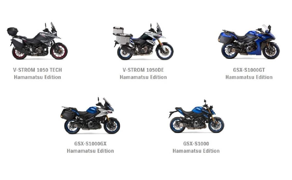 suzuki hamamatsu edition 3 Suzuki lanzó versiones especiales de sus motos para viajar