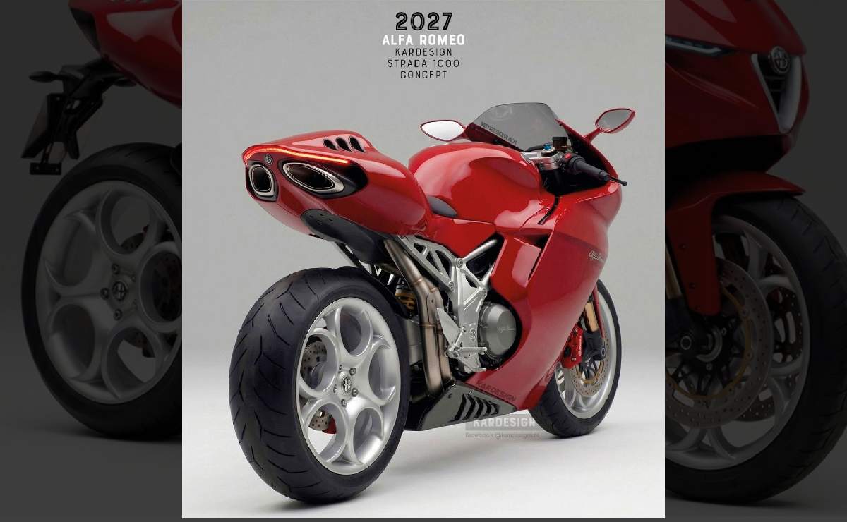 Moto deportiva Alfa Romeo