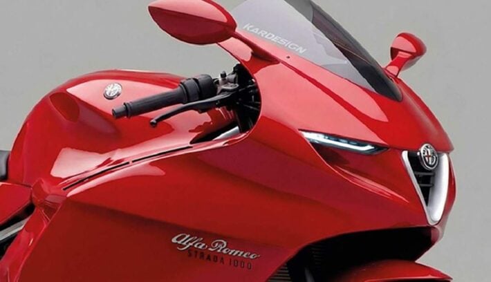 Moto deportiva Alfa Romeo