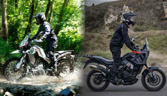 Motos trail Moto Morini Alltrhike 450 vs Zanella RTZ500