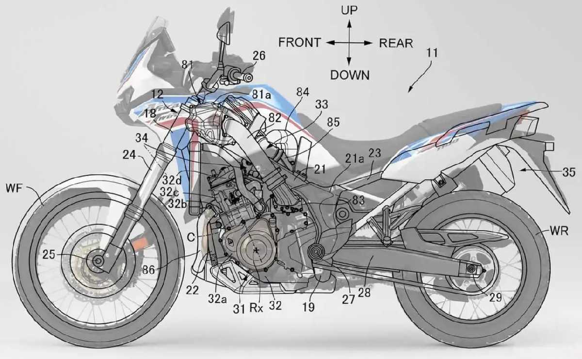 Honda Africa Twin Compresor electrico